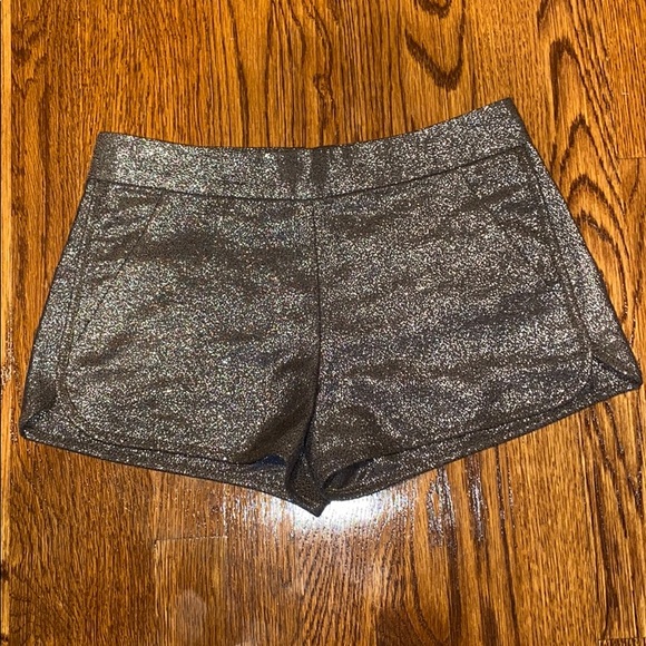 French Connection Metallic Shorts - Picture 3 of 7